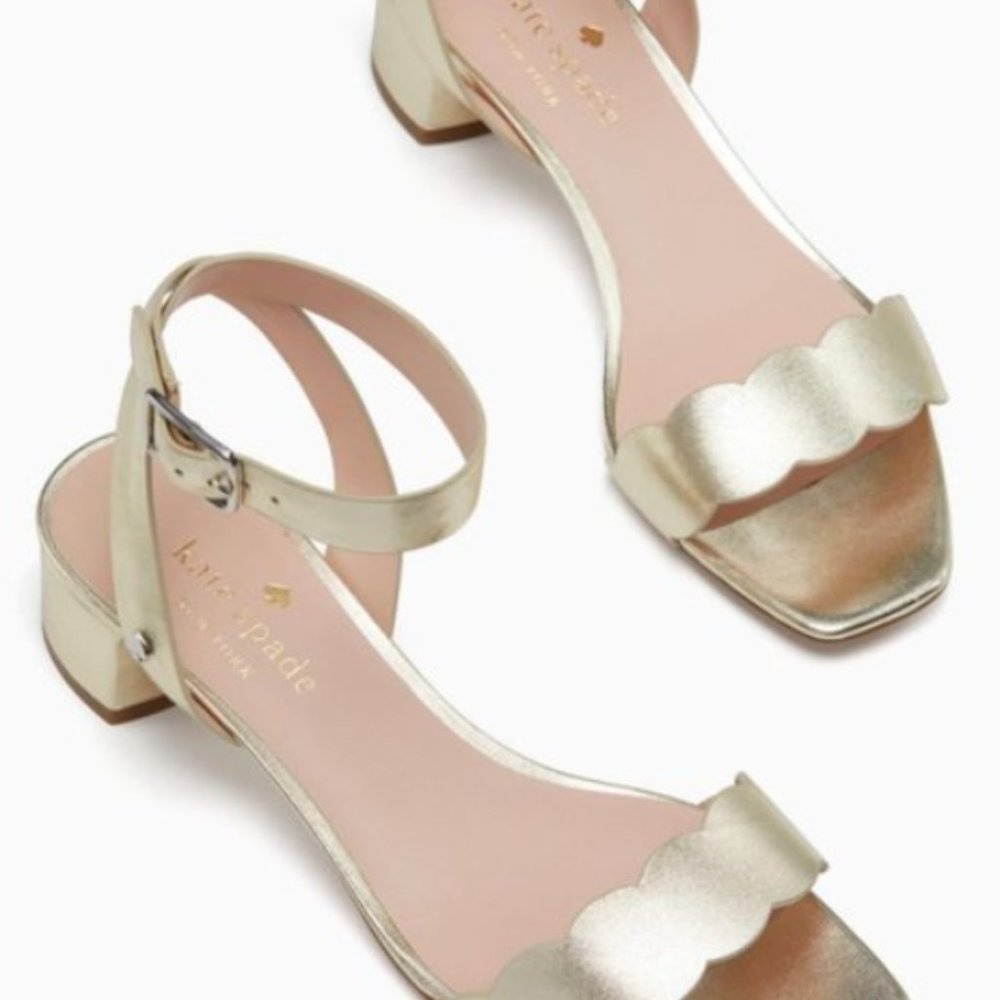 Kate Spade Pale Gold Sandal Size 8